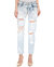 Women Bleached Bailey Distressed Ripped Skinny Fit Jeans - Light Blue