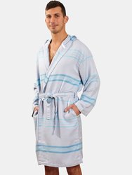 Antalya Unisex Bathrobe - Turquoise