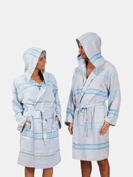 Antalya Unisex Bathrobe - Turquoise