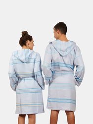 Antalya Unisex Bathrobe - Turquoise