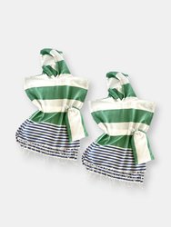 Veracruz Hooded Poncho Towel - 2 Pack - Green
