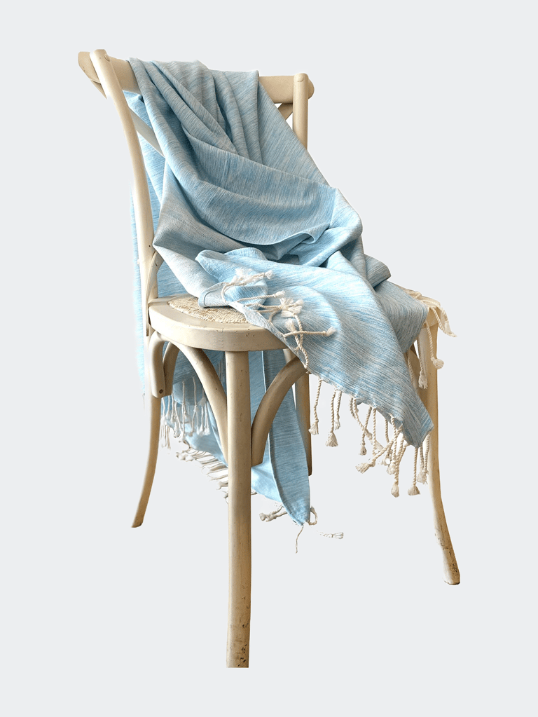 Yalova Ultra Soft Marbled Blanket Throw - Turquoise