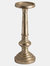 Antique Brass Effect Candle Holder - Antique Brass