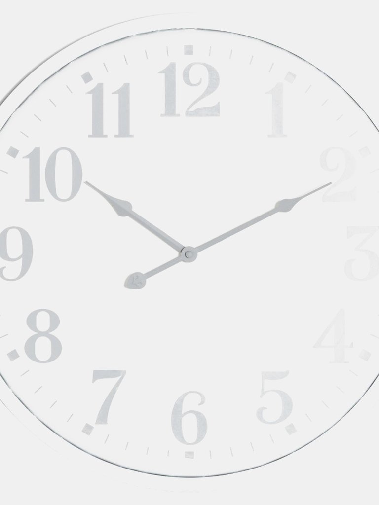 Aubrey Wall Clock - White - White