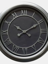 Bloomsbury Wall Clock - One Size - Silver
