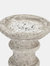 Ceramic Column Candle Holder- 38cm x 14cm x 14cm