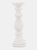 Ceramic Column Candle Holder - One Size - White