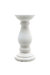 Ceramic Matte Candle Holder (23cm x 11cm x 11cm) - White