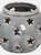 Ceramic Star Candle Holder - 10 cm x 14 cm x 14 cm