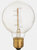 Edison Fillament Round Globe Bulb - Clear - One Size - Clear