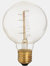 Edison Fillament Round Globe Bulb - Clear - One Size - Clear