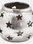 Hill Interiors Aspen Star Candle Lantern (Silver) (11cm x 16cm) - Silver