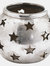 Hill Interiors Aspen Star Candle Lantern (Silver) (11cm x 16cm) - Silver