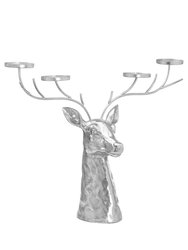 Hill Interiors Deer Candle Holder - Silver