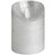 Hill Interiors Flickering Flame LED Wax Candle (Silver) (3 x 4in) - Silver