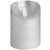 Hill Interiors Flickering Flame LED Wax Candle (Silver) (3 x 6in) - Silver