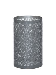 Hill Interiors Glowray Candle Lantern (Gray/Silver) (10cm x 9cm x 9cm) - Gray/Silver