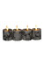 Hill Interiors Luxe Collection Marble Effect Electric Candle