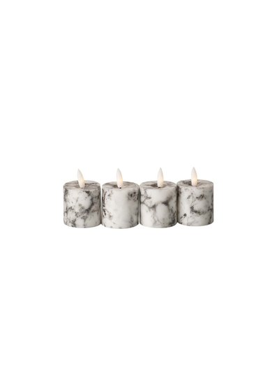 Hill Interiors Hill Interiors Luxe Collection Marble Effect Electric Candle product