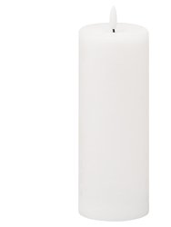 Hill Interiors Luxe Collection Natural Glow Electric Candle (White) (15cm x 7cm x 7cm) - White