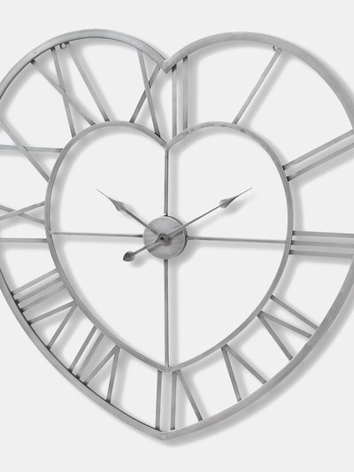 Hill Interiors Hill Interiors Metal Frame Heart Clock product