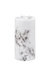 Luxe Collection Marble Effect 3 Wick Electric Candle - White/Black - 15cm x 15cm x 15cm - White/Black