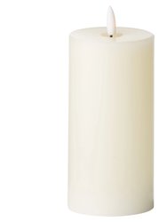 Luxe Collection Natural Glow 3 x 6 LED Ivory Candle - One Size - Ivory