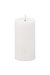 Luxe Collection Ribbed Natural Glow Electric Candle - White - 20 cm x 7 cm x 7 cm - White