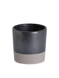 Metallic Ceramic Planter - L