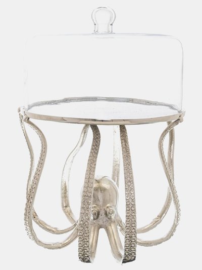 Hill Interiors Octopus Cake Stand Cloche - 30cm x 38cm x 38cm product