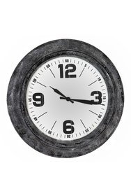 Roco Wall Clock - Silver