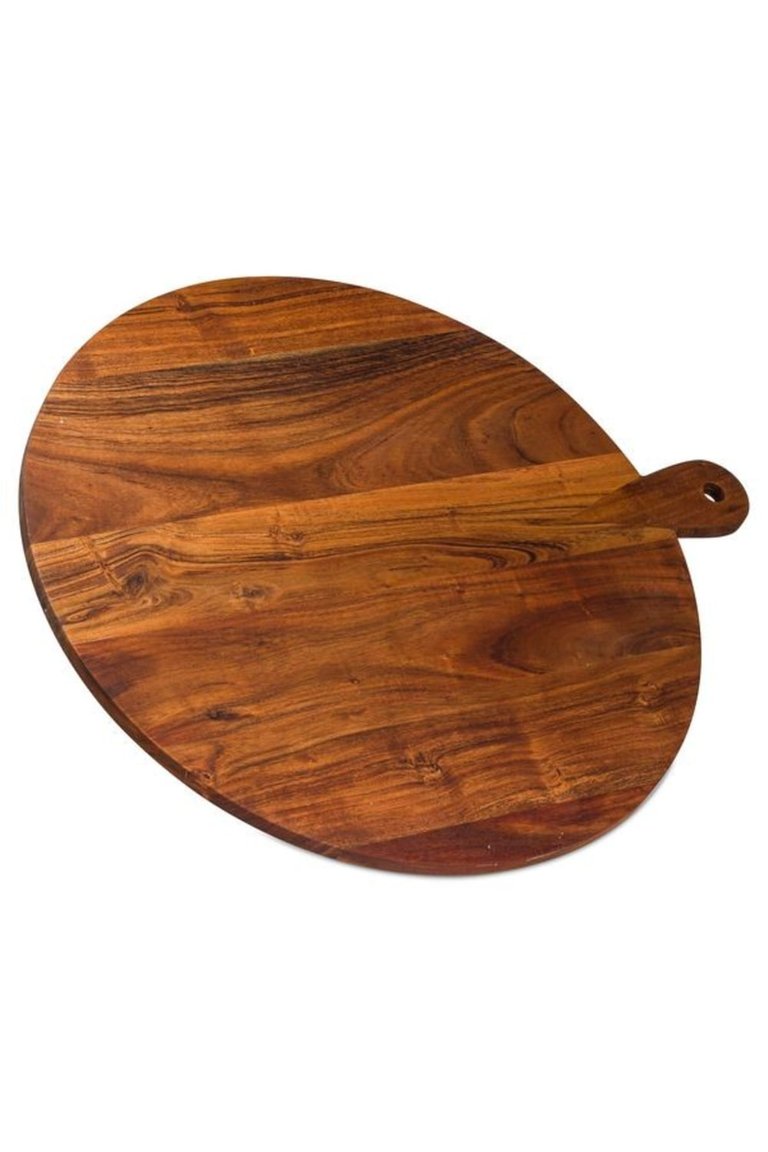 Round Chopping Board - Brown