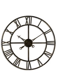 Small Skeleton Clock - Brass - Brass