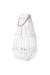 Wicker Domed Candle Lantern - White - White