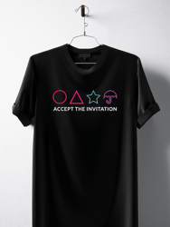 Accept The Invitation T-Shirt - Black