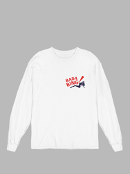 Bada Bing Long Sleeve T-Shirt - White