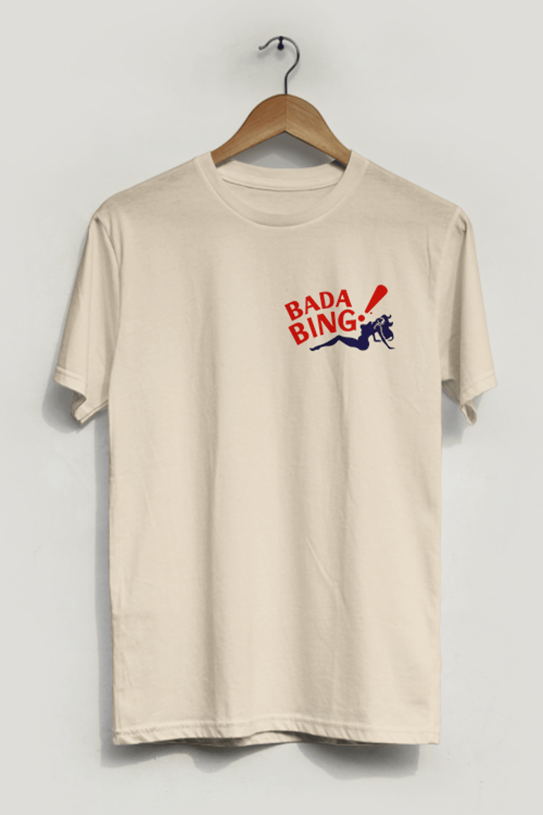 Bada Bing Retro T-Shirt - Soft Cream