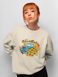 Believe In Miracles Sunflower Sweatshirt