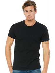 Essential Soft Style Plain Unisex T-Shirt - Black