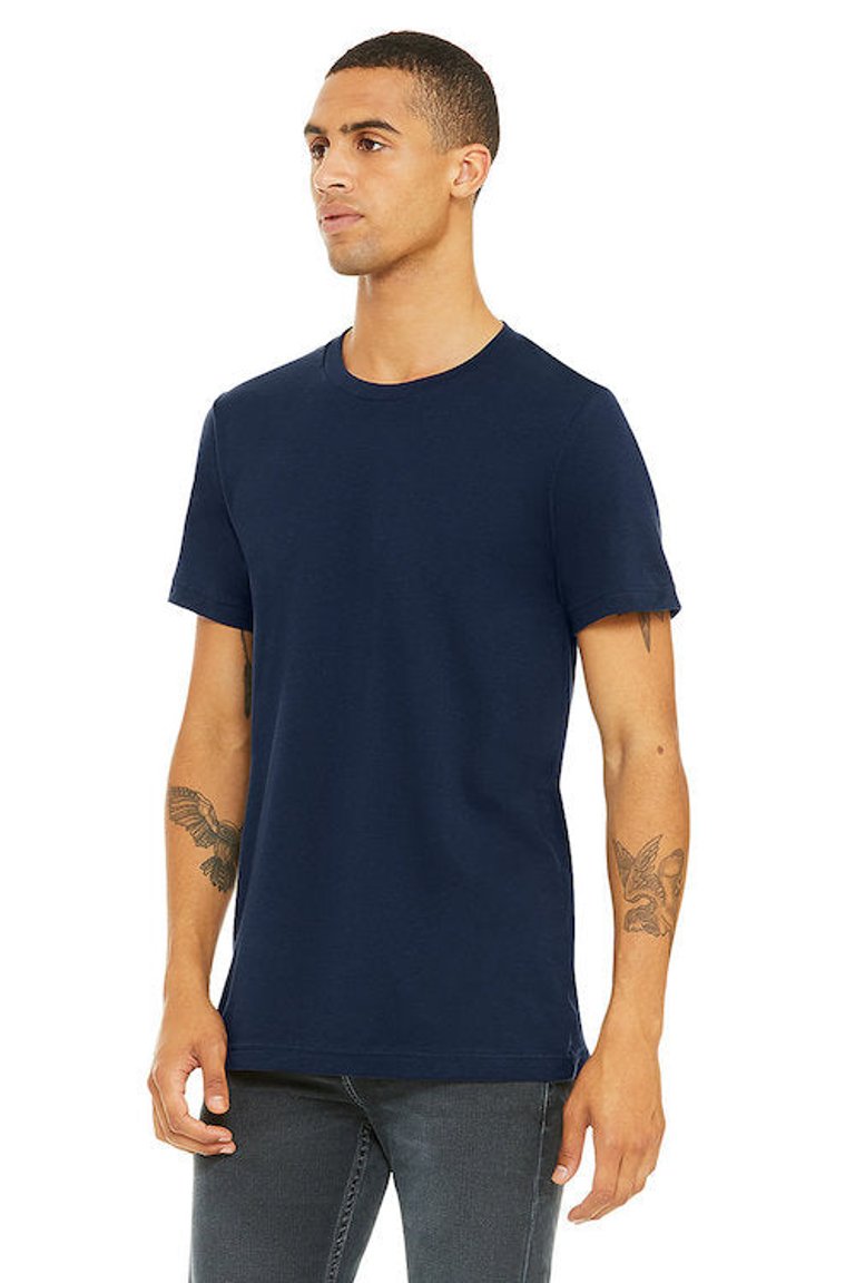 Essential Soft Style Plain Unisex T-Shirt - Navy