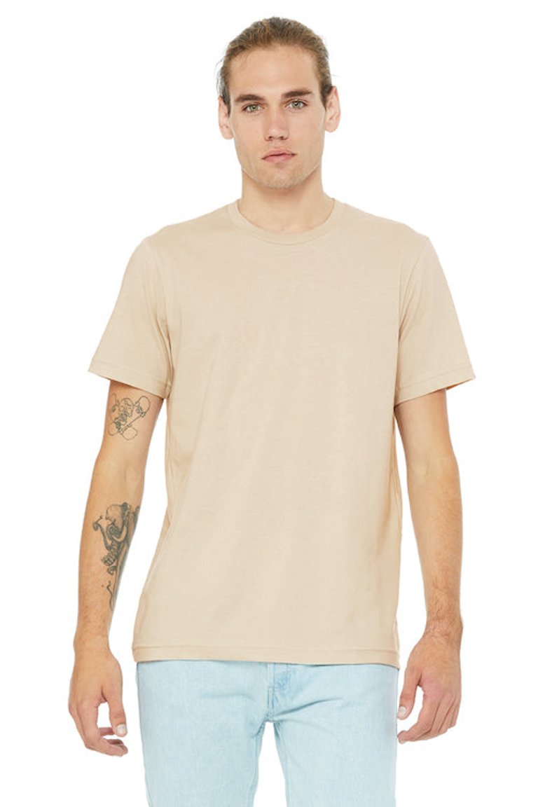 Essential Soft Style Plain Unisex T-Shirt - Natural