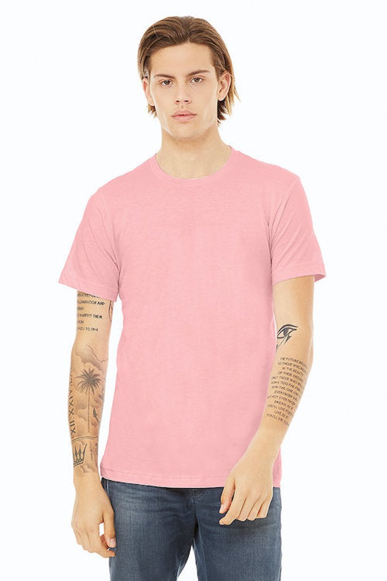 Essential Soft Style Plain Unisex T-Shirt - Pink