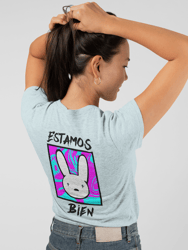 Estamos Bien T-Shirt - Heather Ice Blue