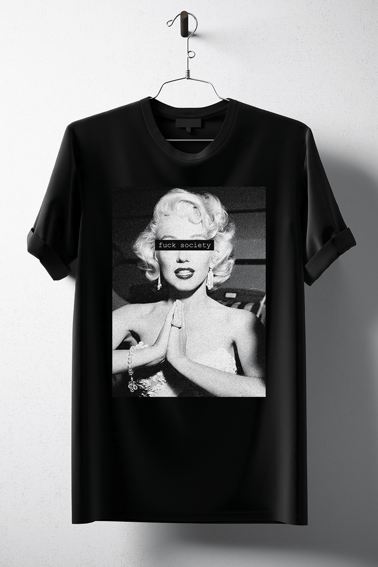 Fuck Society T-Shirt - Black