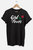 Girl Power Rock Style T-shirt - Black