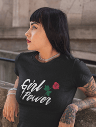 Girl Power Rock Style T-shirt