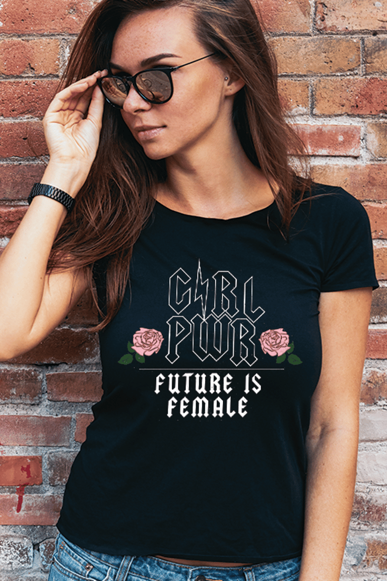Girl Pwr Future Is Female T-Shirt