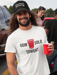 Goin' Solo Tonight T-Shirt - White