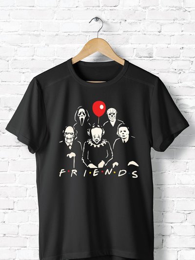Hipsters Remedy Horror Movie Characters Friends T-Shirt product