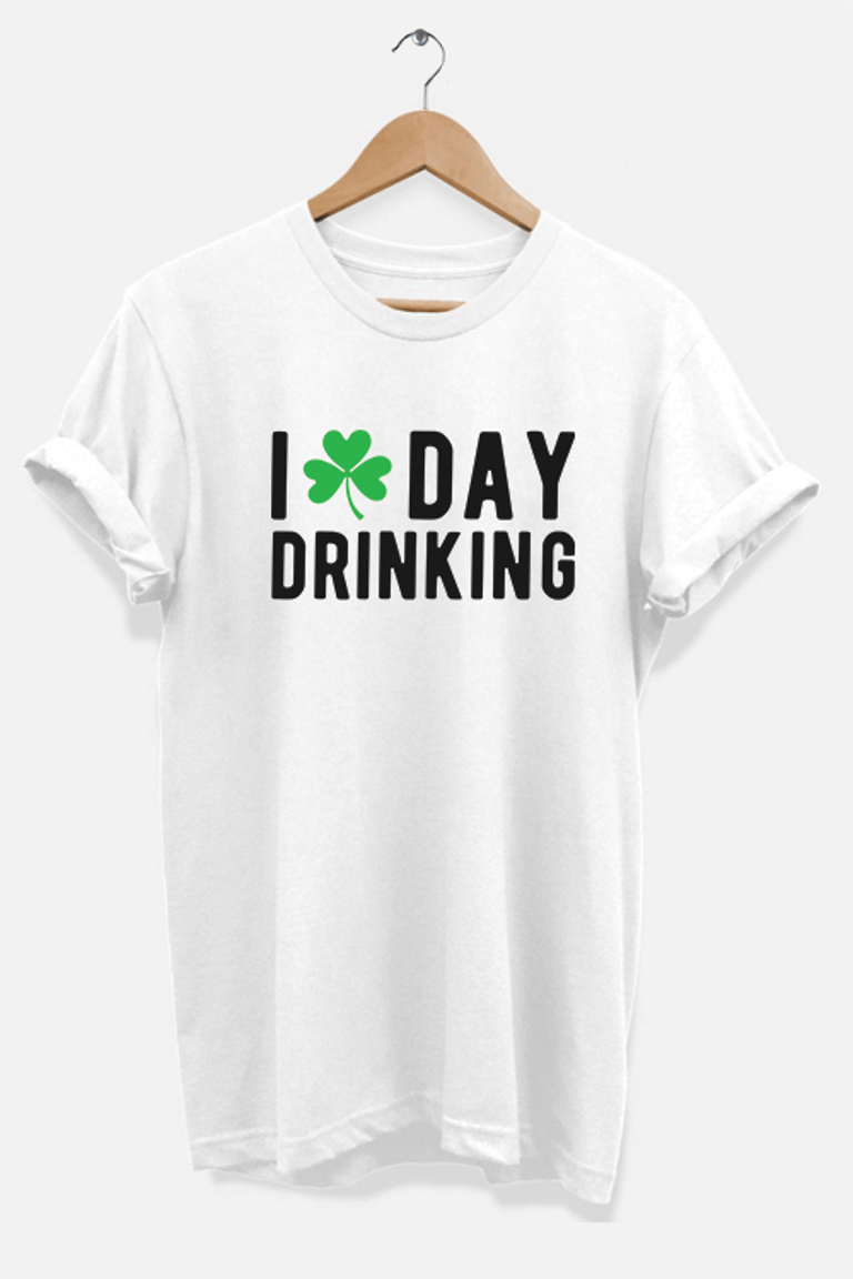 I Love Day Drinking T-Shirt - White